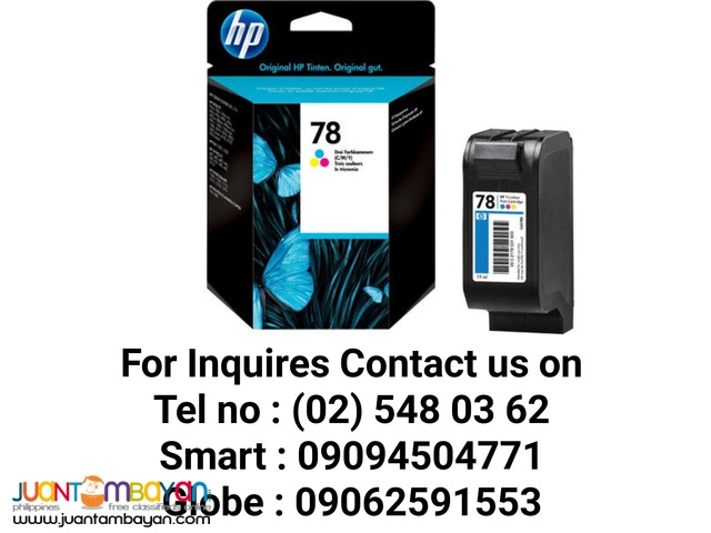 HP 78 Tri Color Original Ink Cartridge C6578DA