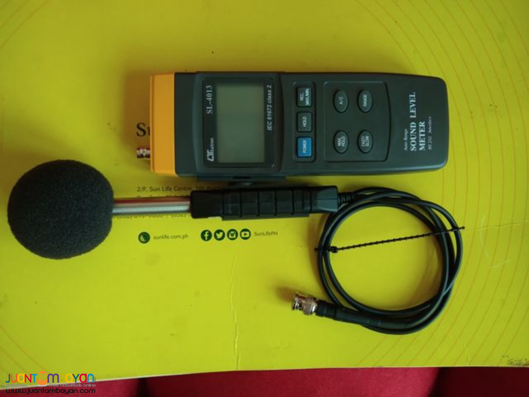 Sound Level Meter Noise Meter With Separate Probe Lutron Sl