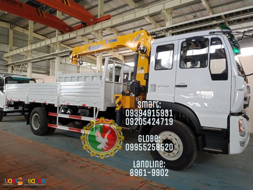 Brandnew Sinotruk Homan H5 6w Euro4 Boom Truck 5 Tons For Sale