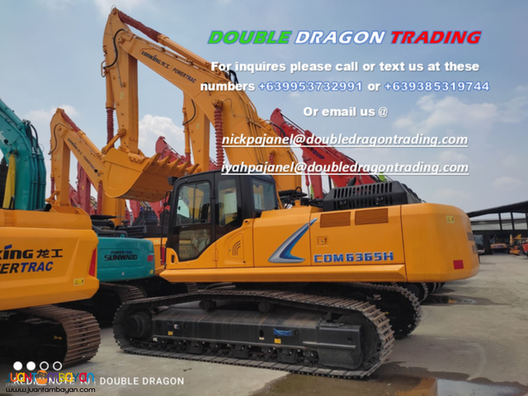 LONKING CDM6365 EXCAVATOR 1 6m3 CUMMINS ENGINE