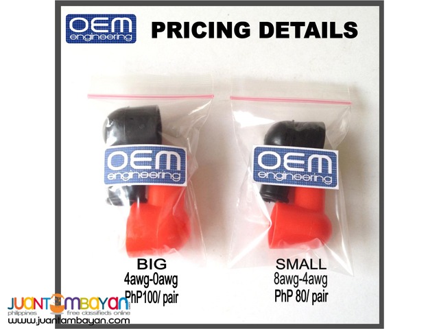 OEM Engineering Motorcycle Battery Terminal Covers  ,boots