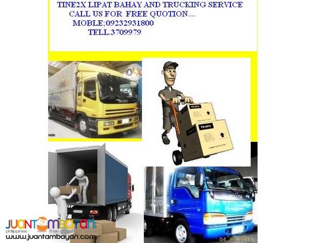 TINE LIPAT BAHAY AND TRUCKING SERVICES. | Quezon City | Tine 