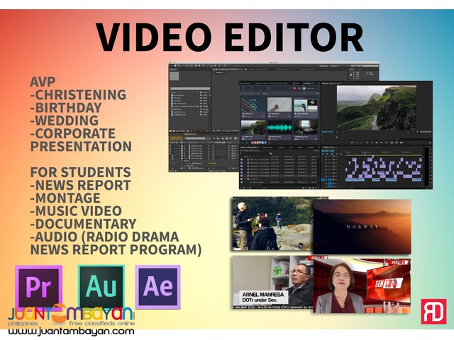 Video Editor for Corporate Company