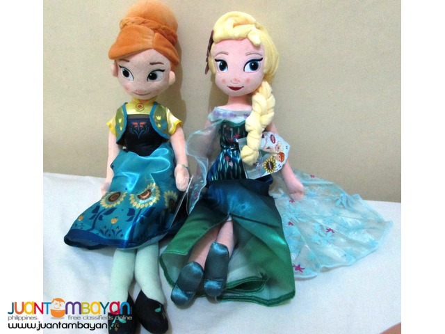 SET of DISNEY FROZEN ELSA and ANNA Plush Dolls - 20