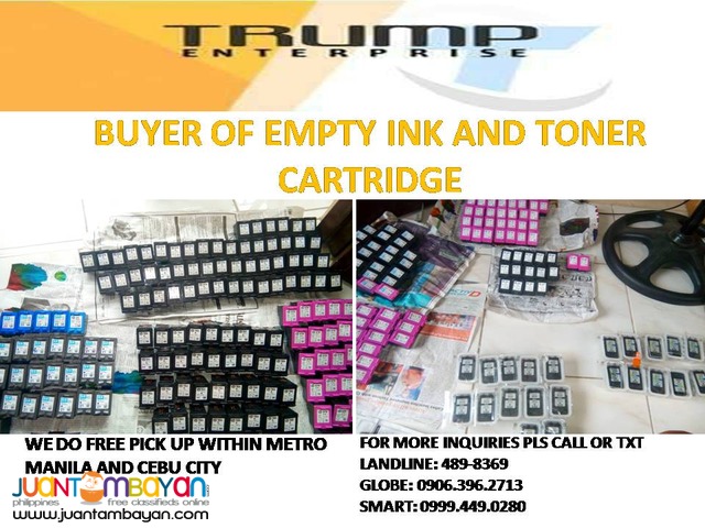 buyer of empty ink and toner cartridge