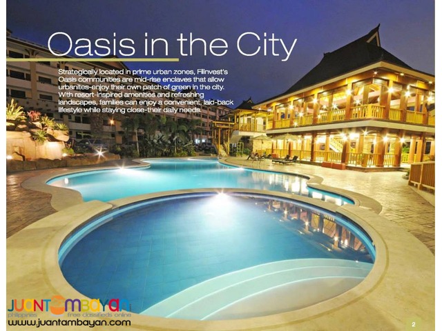 Panglao Oasis Taguig 3 br resort condo near BGC