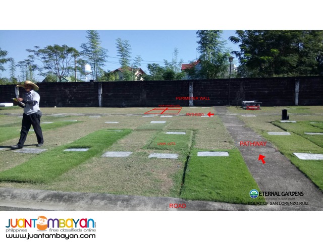 Memorial Lots in Eternal Gardens Binan Laguna for Sale