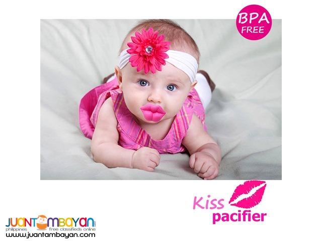 BABY PACIFIER - LIPS PACIFIER - SET OF 3 PCS