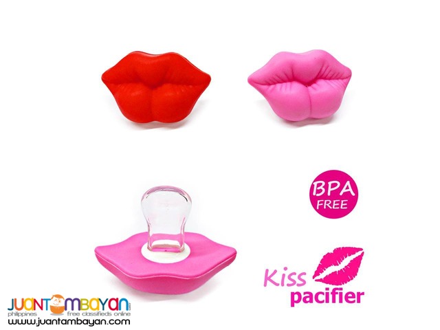 BABY PACIFIER - LIPS PACIFIER - SET OF 3 PCS