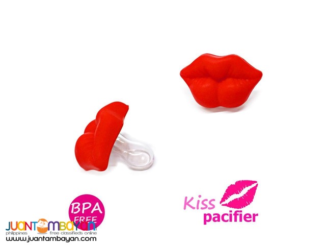 BABY PACIFIER - LIPS PACIFIER - SET OF 3 PCS