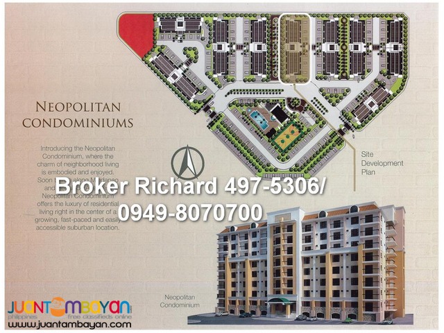 NEOPOLITAN  Midrise CONDO across SM  FAIRVIEW - 1.97 M up/unit