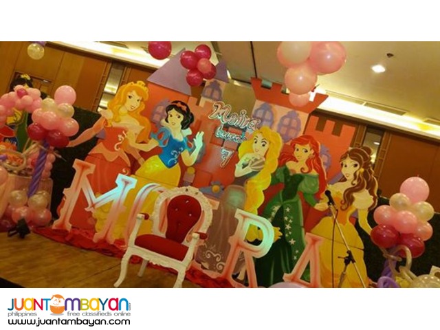 DISNEY PRINCESS Styro Backdrop