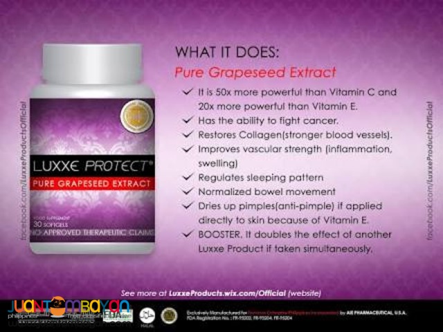 Luxxe Protect Pure Grapeseed Extract