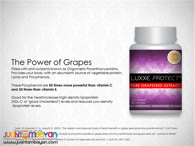 Luxxe Protect Pure Grapeseed Extract