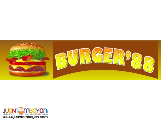 burger 88 foodcart franchise business food cart ham burger 