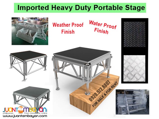 collapsible stage rental