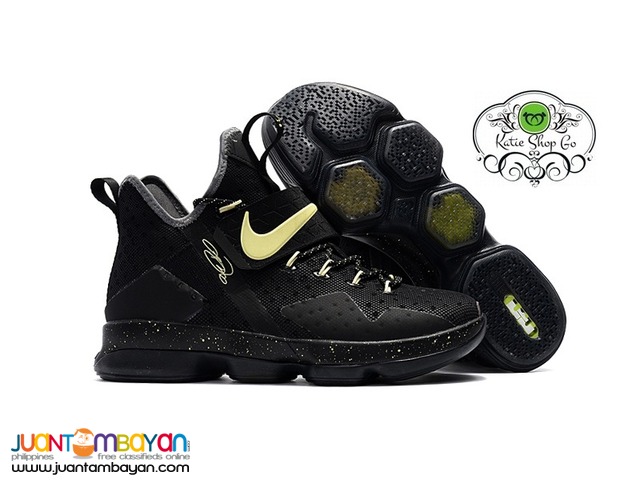 Nike LeBron 14 Basketball Shoes - Luminous Black