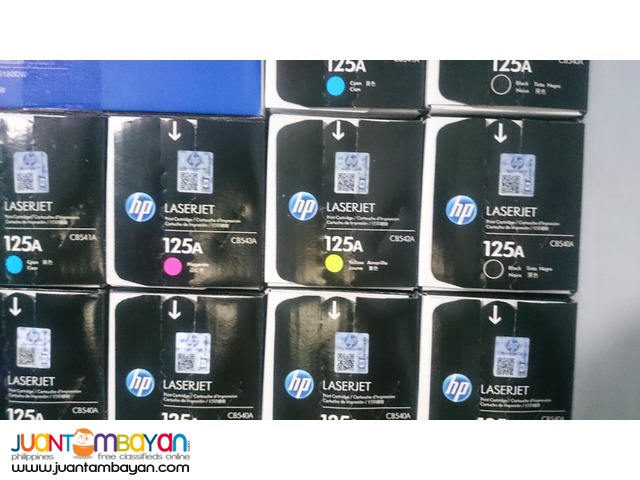 HP toner colored HP125A CB543A MAGENDA for sale genuine