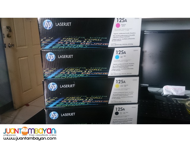 HP toner colored HP125A CB543A MAGENDA for sale genuine