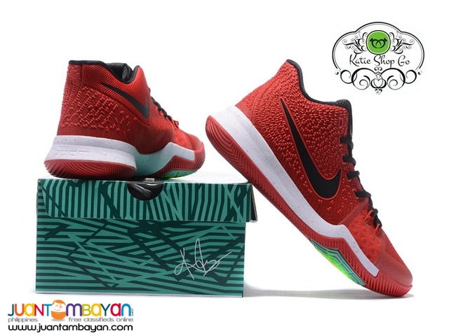 Nike Kyrie 3 MENS Basketball Shoes - Red Black