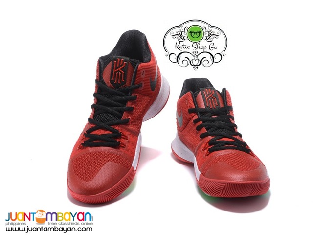 Nike Kyrie 3 MENS Basketball Shoes - Red Black