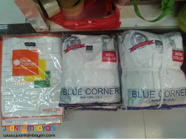BLUE CORNER T-SHIRT WHOLESALE