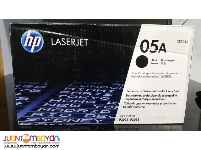 HP toner black CE505A 05A for sale genuine