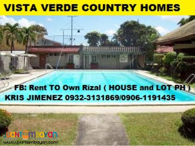 VISTA VERDE COUNTRY HOMES RESIDENTIAL LOT FOR SALE!!!