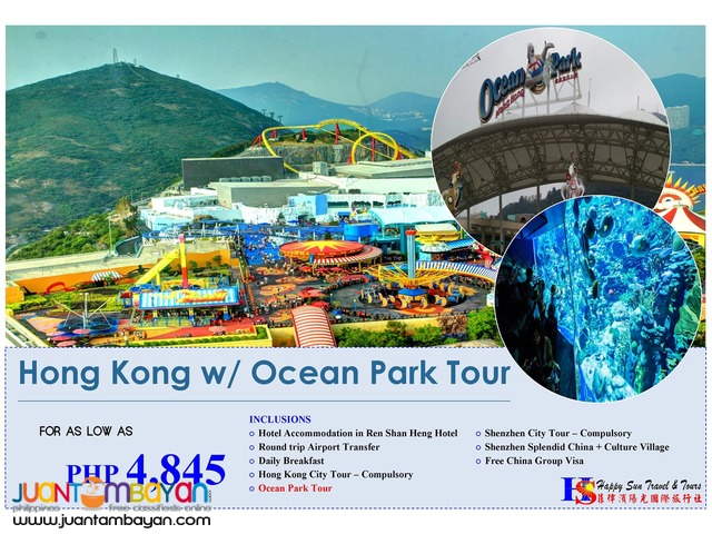 Hong Kong + Ocean Park Tour