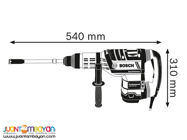 Bosch GBH 8-45 DV (Rotary Hammer with SDS-max)