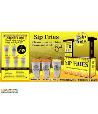 Sip Fries Food Cart Franchise Promo P149,000 Only!