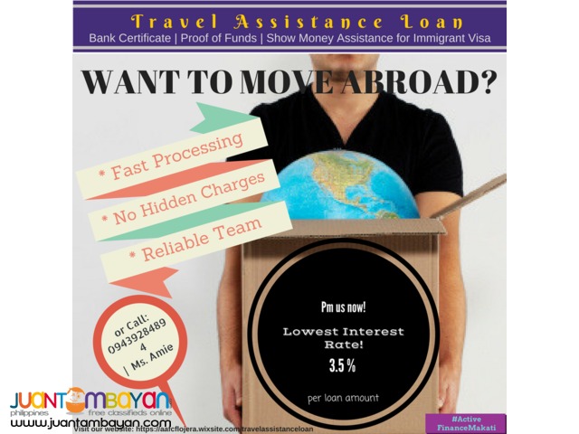 Show Money| Proof of Funds Assistance for your Visa Application