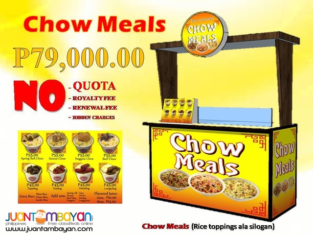 Chow Meals - Affordable Silog Food Cart Franchise