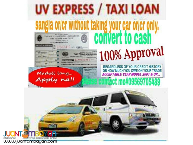 CAR LOAN SANGLA OR/CR CONVERT TO CASH#09060319733