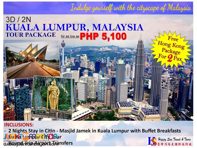 hong kong malaysia tour package