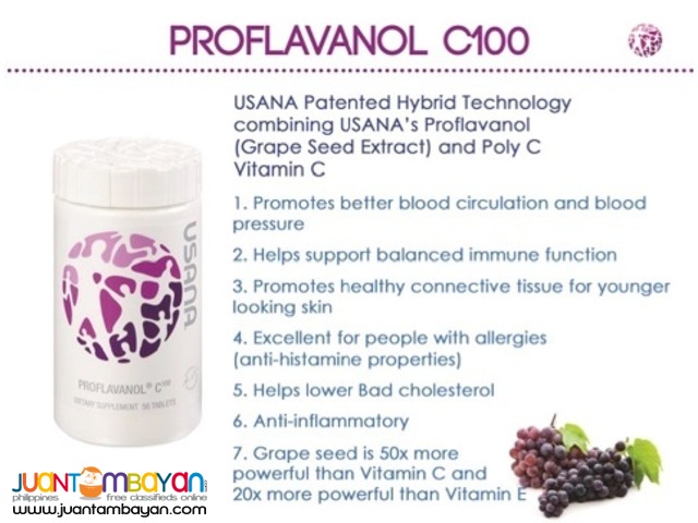 Usana Proflavanol C100 - FREE DELIVERY