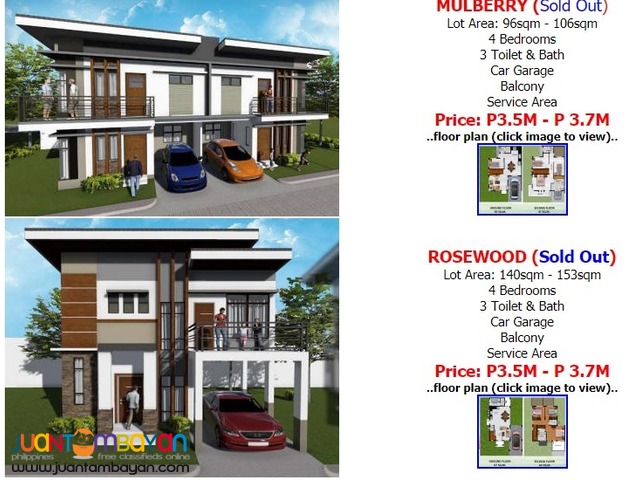 Woodway TownHomes - Barangay Pooc, Talisay City, Cebu