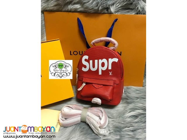 LOUIS VUITTON BACKPACK - LV SUPREME RED BACKPACK