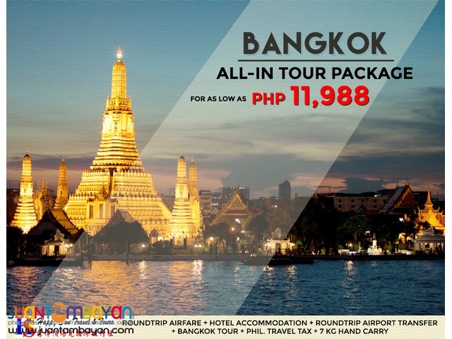 thailand tour package rate