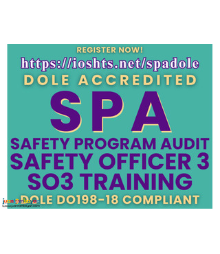 SO3 Training SPA Training DOLE Accredited Safety Officer 3 Training