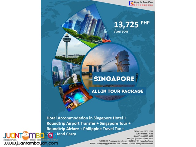 Singapore All In Tour Package