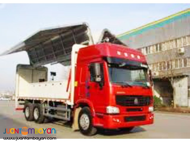 10 Wheeler HOWO Wing Van Truck