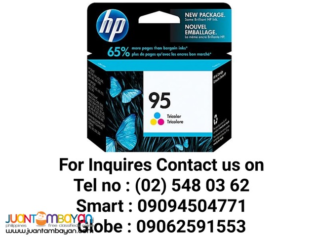 HP 94 Black and 95 Tri-color Ink Cartridge