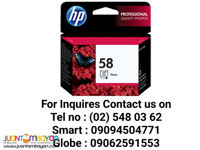 HP 58 Photo Original Ink Cartridge (C6658AA)