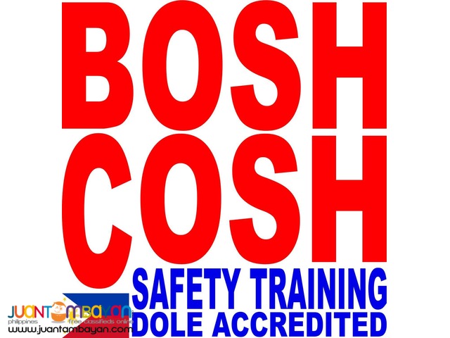 COSH Training BOSH Training DOLE Accredited Compliant AMO PCAB