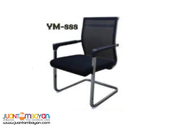 YM-888 Mesh-Back Sled Type Visitor Chair