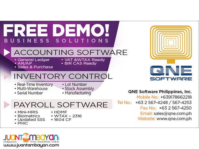 Most Affordable Payroll Software-QNE Software Philippines,Inc.