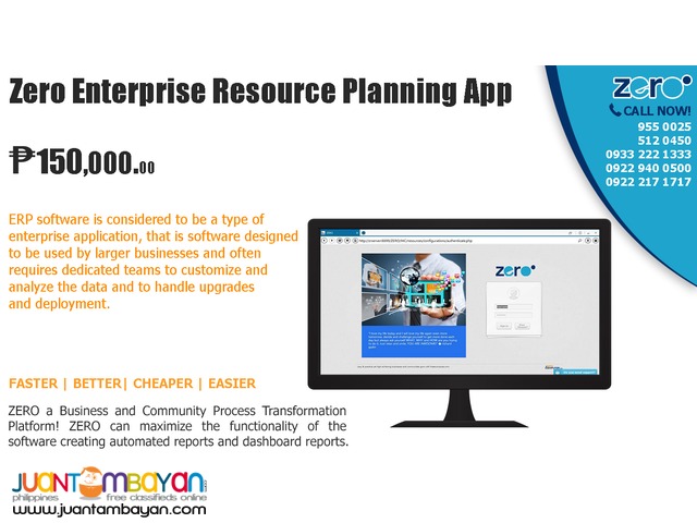 ZERO Enterprise Resource Planning App