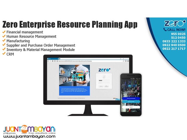 ZERO Enterprise Resource Planning App