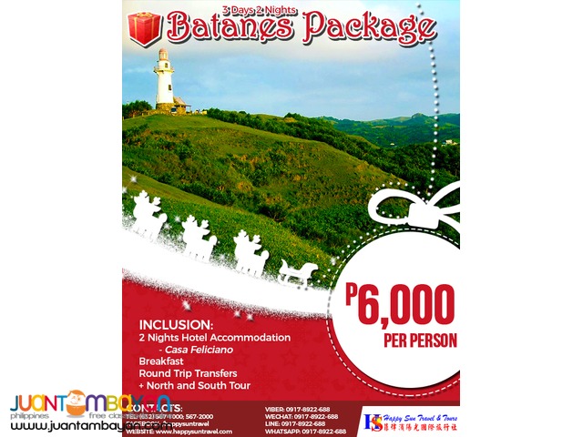 3D2N Batanes Package